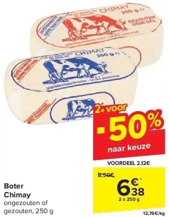 Carrefour Boter chimay aanbieding