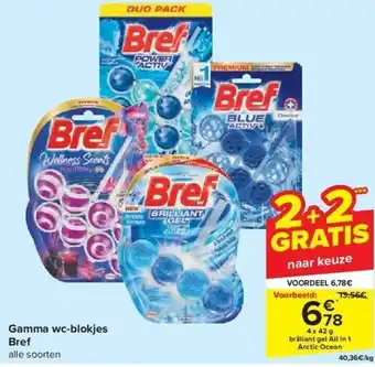 Carrefour Gamma wc-blokjes bref aanbieding