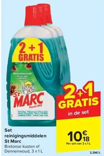 Set reinigingsmiddelen st marc