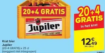 Carrefour Krat bier jupiler aanbieding