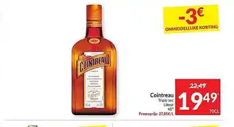 Cointreau triple sec likeur 70 cl