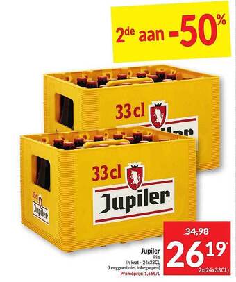 Intermarché Jupiler Pils aanbieding