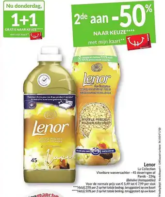 Intermarché Lenor La Collection Vloeibare Wasverzachter aanbieding