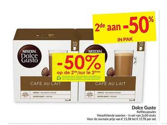 Intermarché Dolce Gusto Koffiecapsules aanbieding