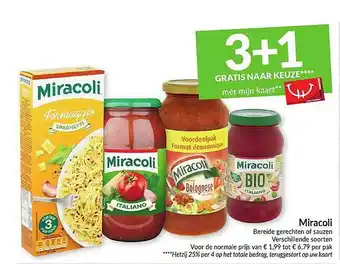 Intermarché Miracoli Bereide Gerechten Of Sauzen aanbieding
