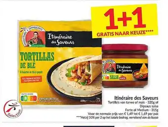 Intermarché Itineraire Des Saveurs Tortilla's aanbieding