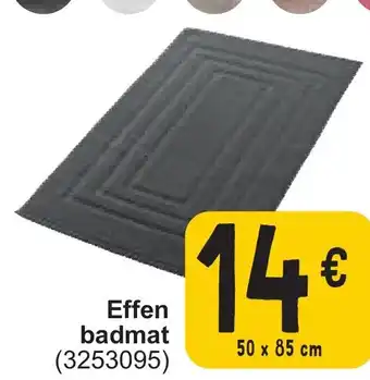 Cora Effen badmat 50 x 85cm aanbieding