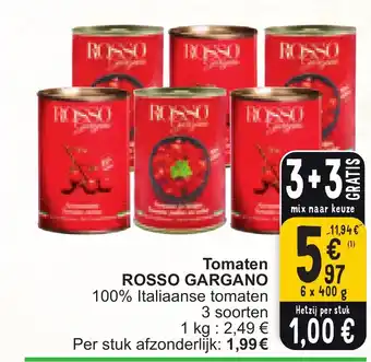 Cora ROSSO GARGANO Tomaten 6 x 400g aanbieding