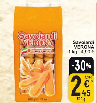 Cora VERONA Savoiardi 500g aanbieding