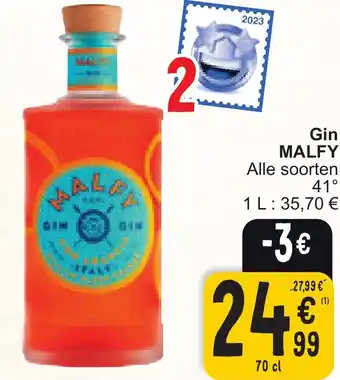 Cora MALFY Gin 70 cl aanbieding