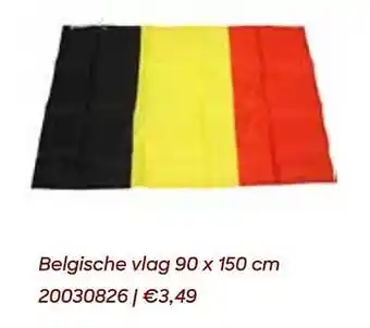 AVA Belgische vlag 90 x 150 cm aanbieding