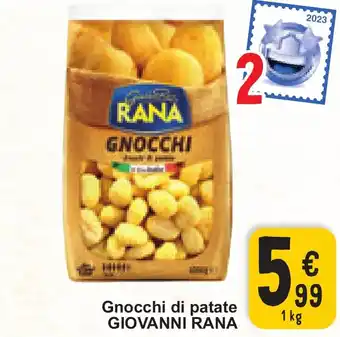 Cora GIOVANNI RANA Gnocchi di patate 1kg aanbieding