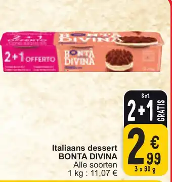 Cora BONTA DIVINA Italiaans dessert aanbieding