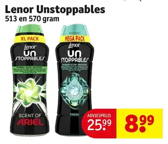 Kruidvat Lenor Unstoppables aanbieding