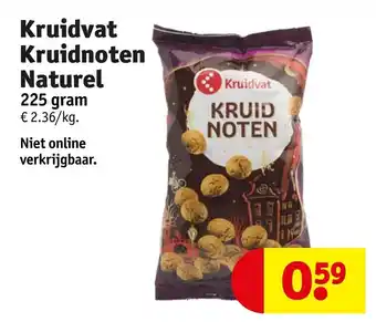 Kruidvat Kruidvat Kruidnoten Naturel 225 gram aanbieding