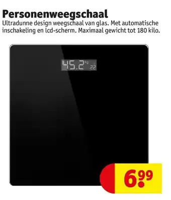 Kruidvat Personenweegschaal aanbieding