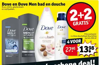 Kruidvat Dove en Dove Men bad en douche aanbieding