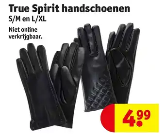 Kruidvat True Spirit handschoenen S/M en L/XL aanbieding