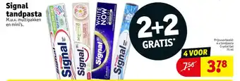 Kruidvat Signal tandpasta aanbieding