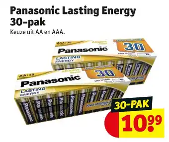 Panasonic Lasting Energy 30-pak
