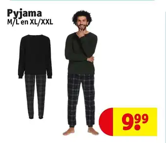 Kruidvat Pyjama M/L en XL/XXL aanbieding