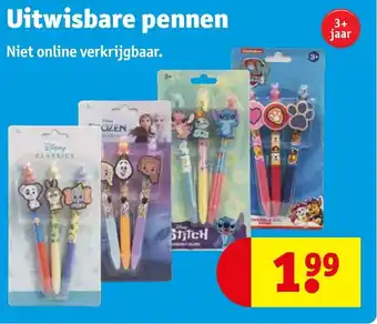 Uitwisbare pennen