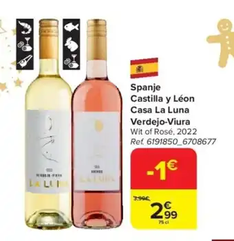 Spanje Castilla y Léon Casa La Luna Verdejo-Viura 75 cl