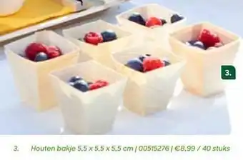 AVA Houten bakje aanbieding