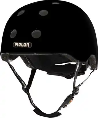 Melon closed eyes helm - 52-58 cm - zwart