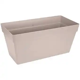 Brico Elho bloembak op wielen ’Loft Urban’ warm grijs 70 cm aanbieding