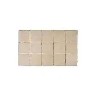 Brico Coeck kassei dolomiet-geel in-line trommeling 15x15x6cm aanbieding