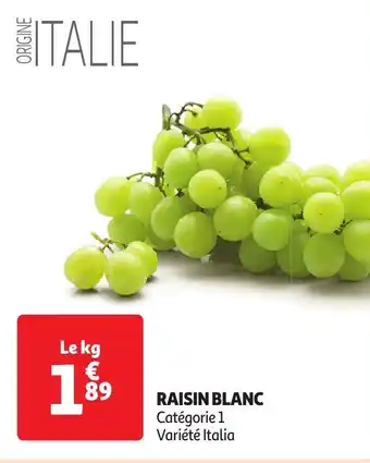 Auchan RAISIN BLANC aanbieding