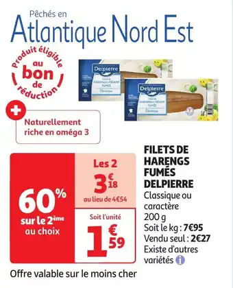 FILETS DE HARENGS FUMÉS DELPIERRE