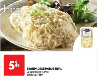 Auchan BRANDADE DE MORUE BRIAU aanbieding