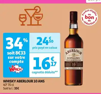 WHISKY ABERLOUR 10 ANS