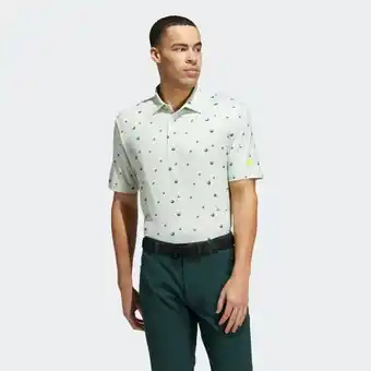 Adidas Adidas ultimate365 allover print golf polo shirt aanbieding