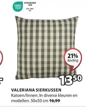 Jysk Valeriana sierkussen aanbieding