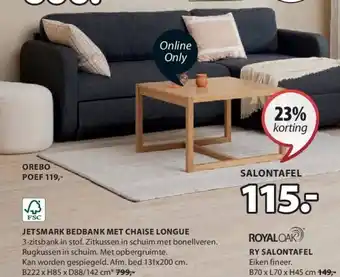 Jysk Salontafel aanbieding