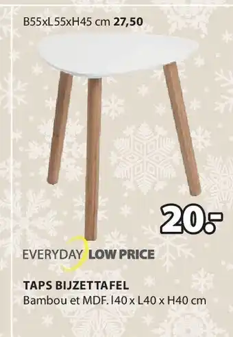 Jysk Taps bijzettafel aanbieding
