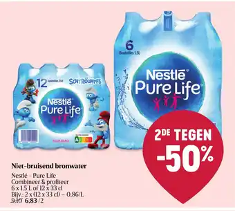 Delhaize Niet-bruisend bronwater aanbieding