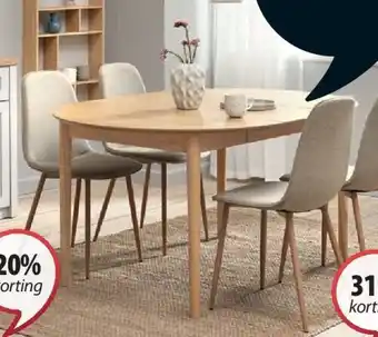 Jysk Marstrand tafel aanbieding