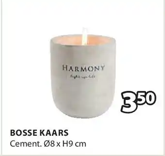 Jysk Bosse kaars aanbieding