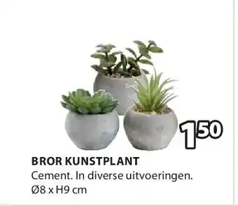 Jysk Bror kunstplant aanbieding