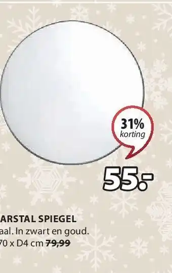 Jysk Marstal spiegel aanbieding