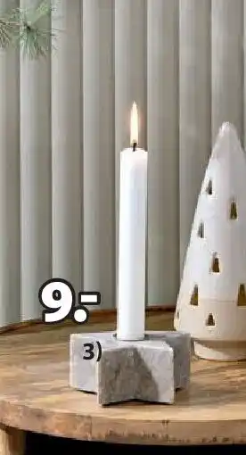 Jysk Rutilkvarts kandelaar aanbieding
