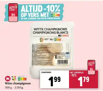 Witte champignons 500 g