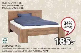 Jysk Vedde bedframe aanbieding