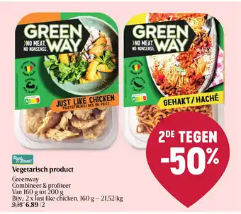 Delhaize Vegetarisch product aanbieding