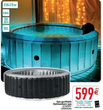 Cora Spa gonflable opblaasbare spa starry aanbieding