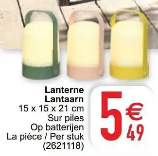 Cora Lanterne lantaarn 15x15x21 cm aanbieding